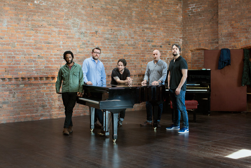 Elbow photogrpahed at Blueprint Studios, Manchester. Photo Rick Pushinsky.