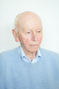 John Surtees photographed at home nr Lingfield. Photo Rick Pushinsky.