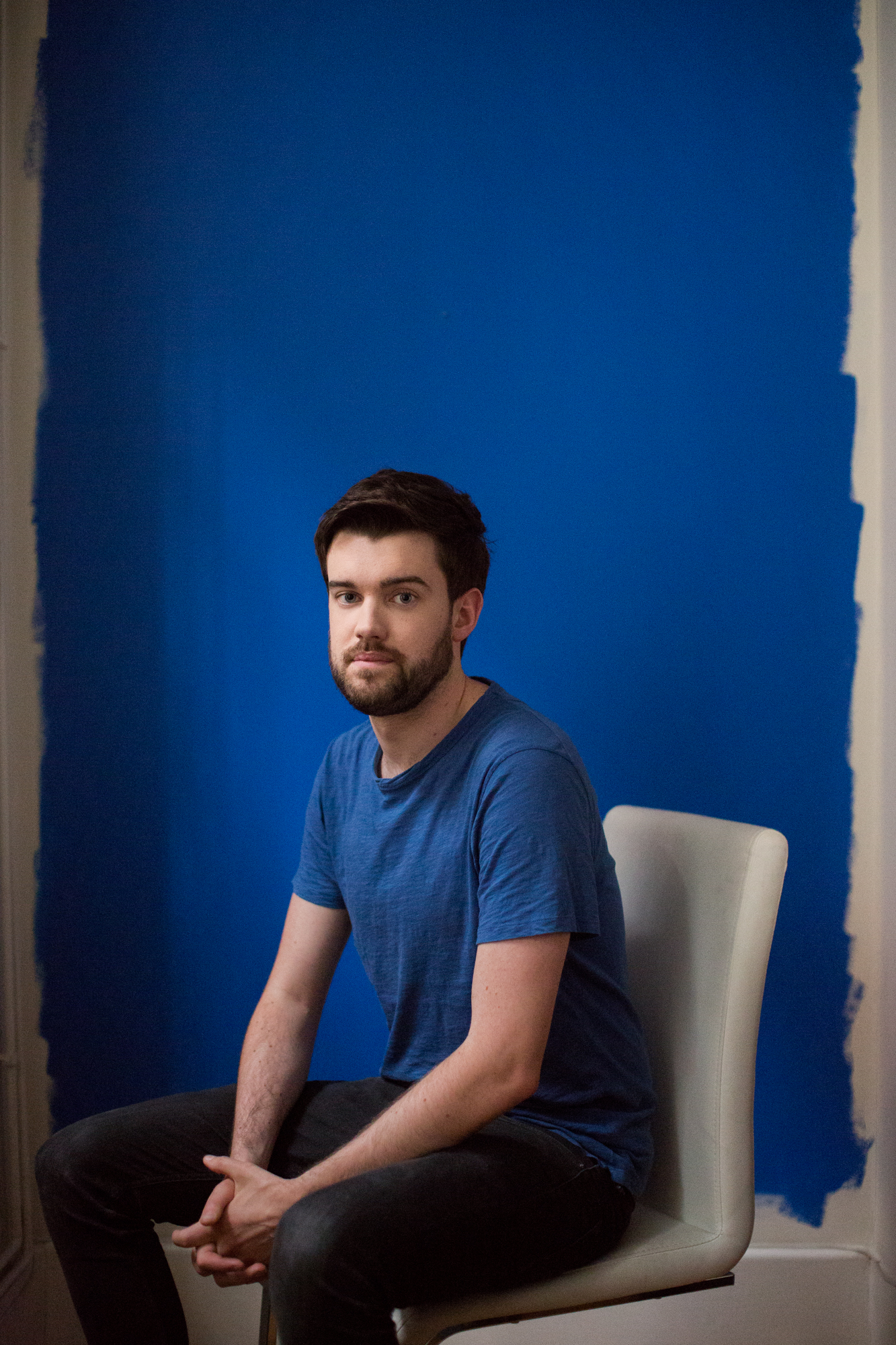 Jack Whitehall photographed in London, October 20 2014. Photo Rick Pushinsky.