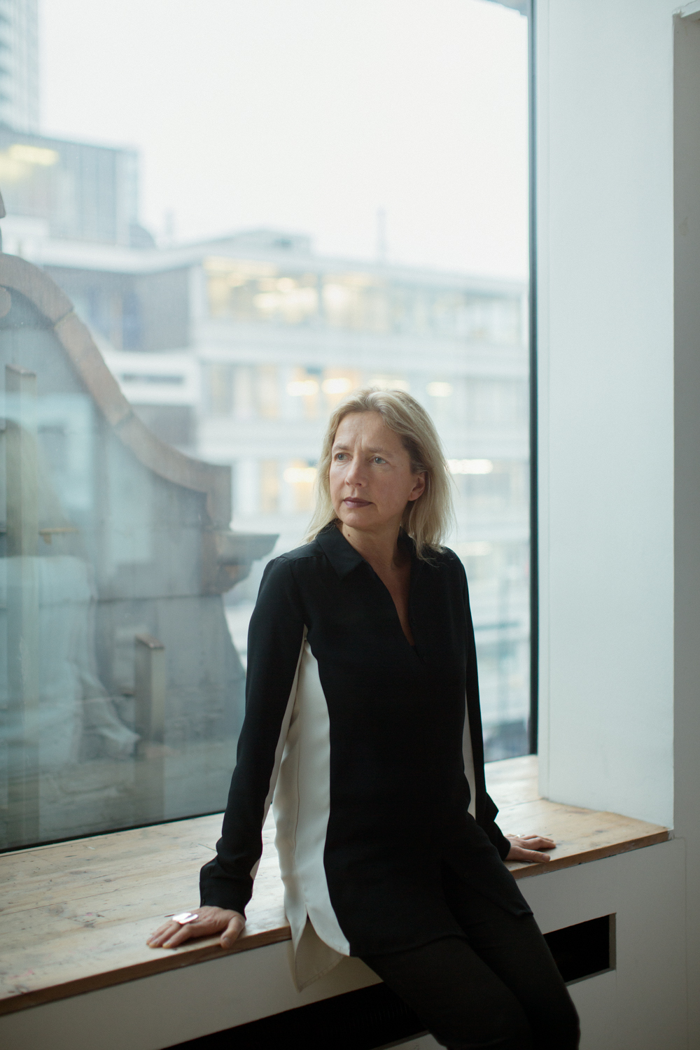 Iwona Blazwick photographed at the Whitechapel Gallery. Photo Rick Pushinsky.