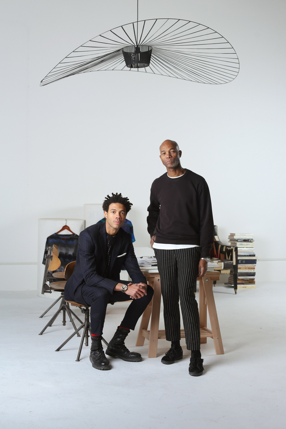 Joe and Charlie Casely-Hayford photogrpahed at their studio in London.