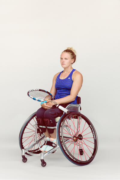 Jordanne Whiley photographed at the Bisham Abbey National Sports Centre, June 15 2015. Photo Rick Pushinsky.