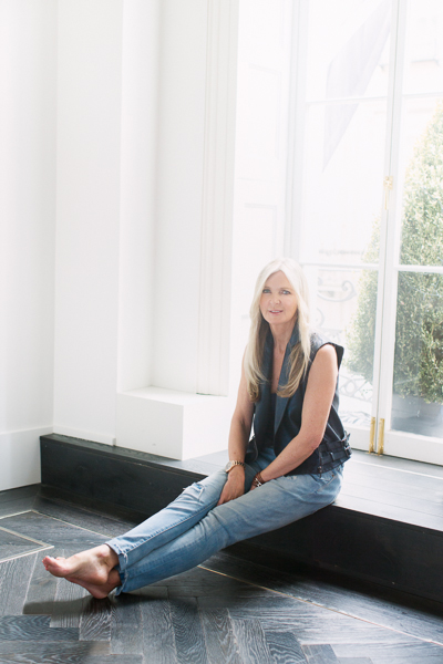 Amanda Wakeley photographed at her shop on Albemarle Street, London. Photo Rick Pushinsky.