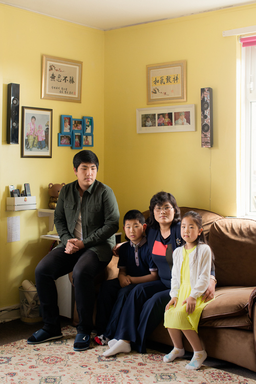 Jihyun Park photographed at home in Bury, Lancashire, August 15 2015. Photo Rick Pushinsky.